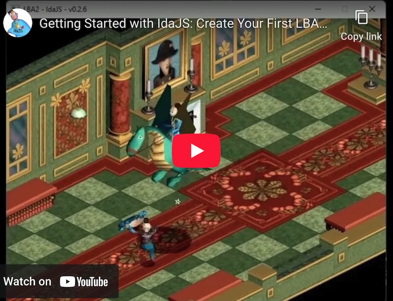 IdaJS Getting Started Tutorial - Learn how to install IdaJS and create your first Little Big Adventure 2 mod